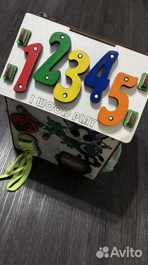 Бизиборд домик