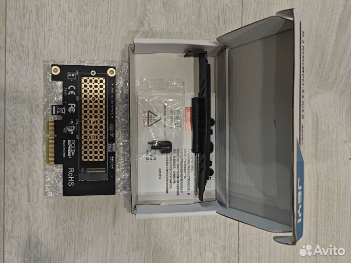 Адаптер pci-e 4x - m.2 nvme