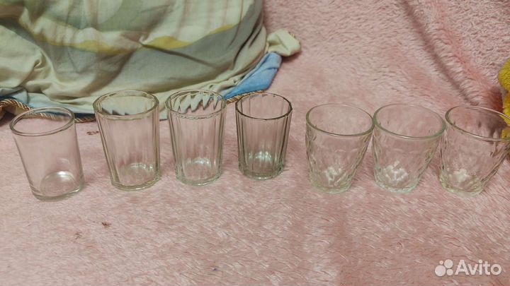 Рюмки,стопки,стаканы граненые СССР