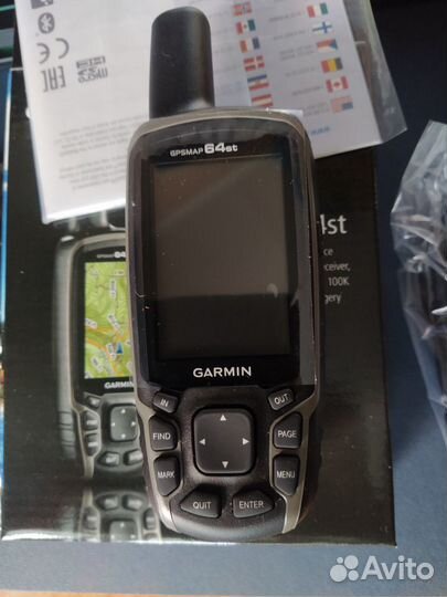 Новый туристический навигатор Garmin GPSmap 64st