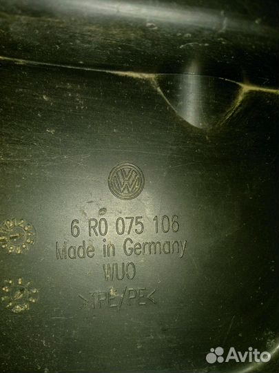 Брызговики VW polo хэтчбек V