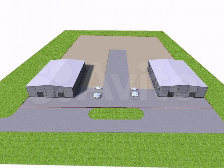 Торговое, производств-е, складское здание, 1260 м²