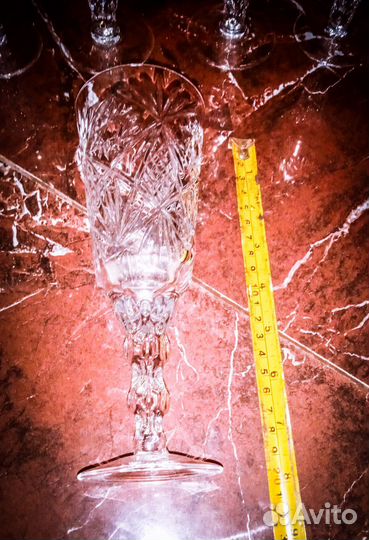 Красивый набор фужеров/ бокалы 6шт