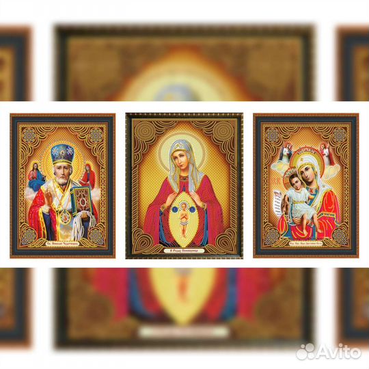 Алмазная мозаика Иконы