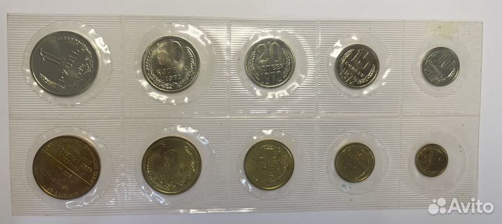 Мягкие и жесткие годовые наборы СССР