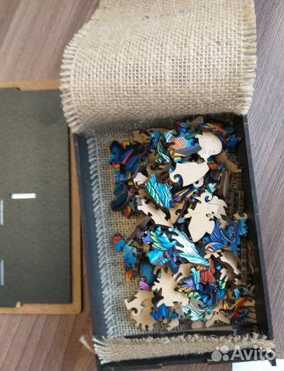 Пазл деревянный Волк размер S 101 деталь