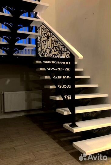 Забежная лестница с установкой