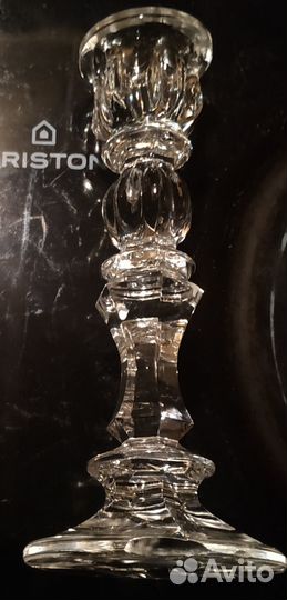 Хрустальный подсвечник Пара разноразмерная