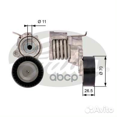 Ролик натяжной навесного оборудования T39115 Gates
