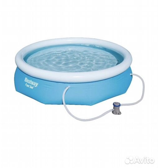 Бассейн надувной большой 3838л с фильтром новый