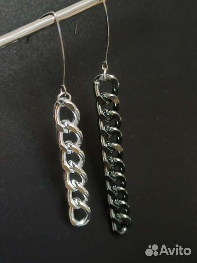 Серьги цепочки