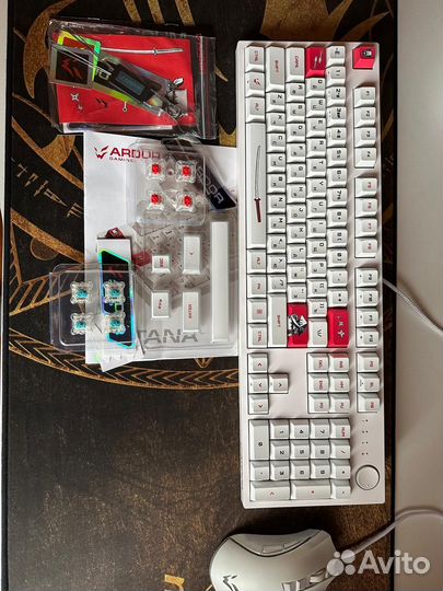Механическая клавиатура ardor gaming Katana + мышь
