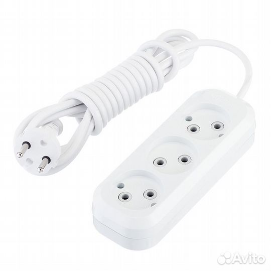 Удлинитель бытовой (MGP123) без заземления 3 м 10