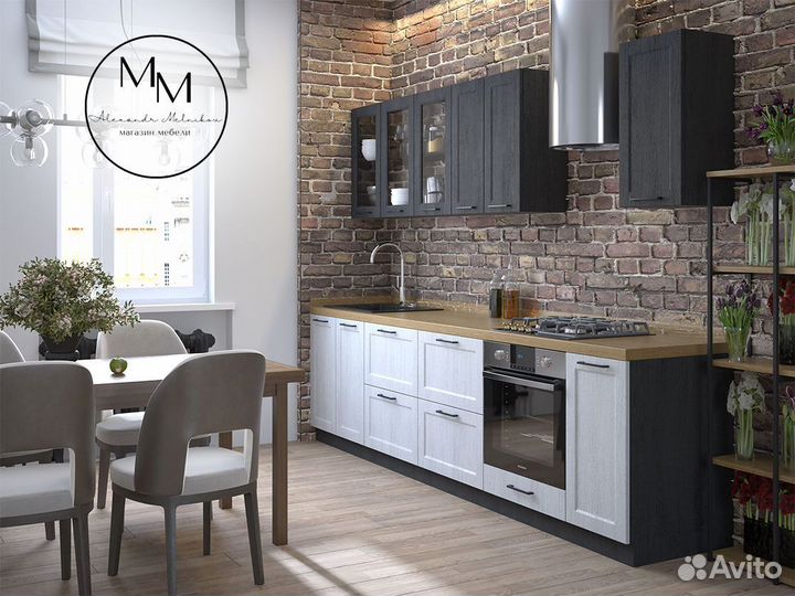 Кухня с барной стойкой