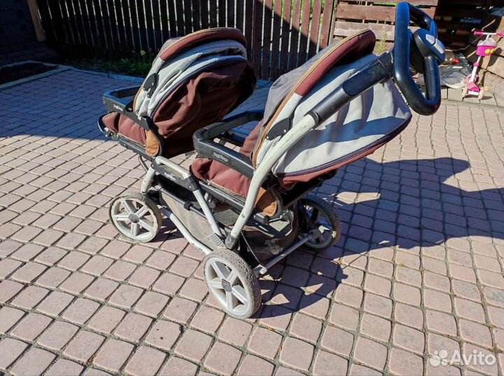 Peg Perego duette коляска для двойни и погодок