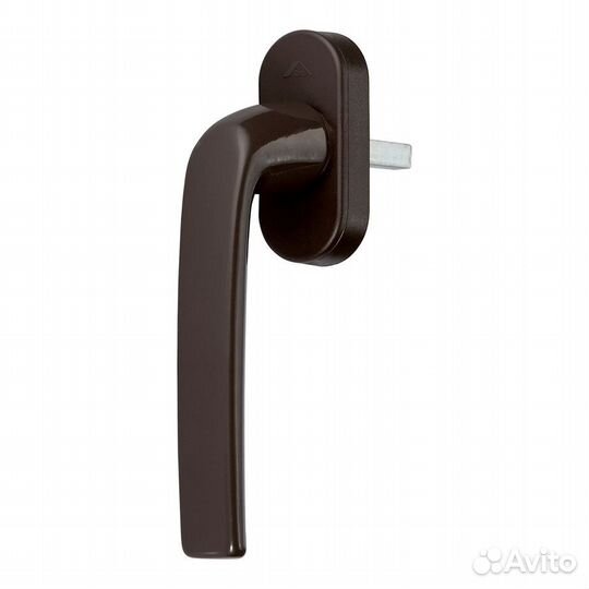 Ручка оконная коричневая металл Samba
