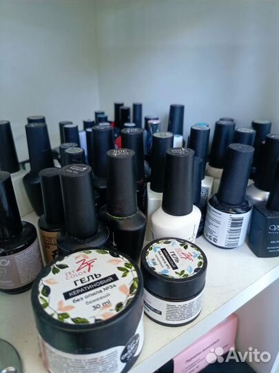 Набор гелей и гель лаков для ногтей