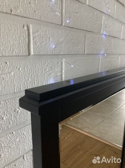 Зеркало IKEA soknedal с полкой черное