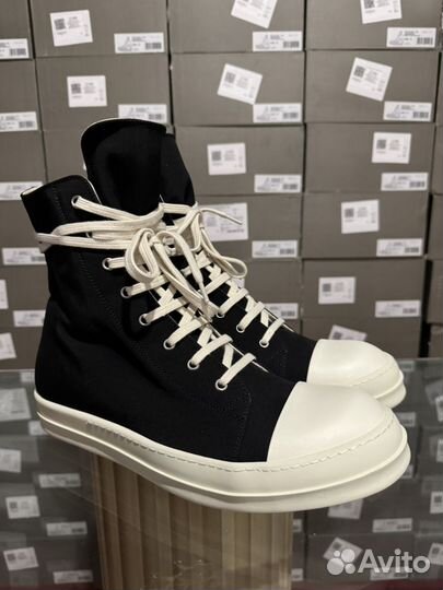 Rick Owens Drkshdw Neylon Ramones High