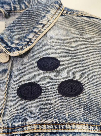 Заплатка на одежду ок, набор 10 шт