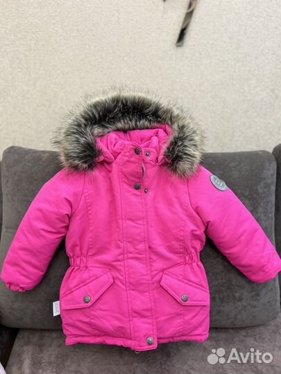 Зимняя куртка для девочки 104 размер
