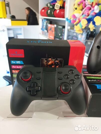 Джойстик Bluetooth с держ. к тлф/пк