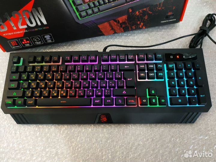 Клавиатура игровая Bloody B120n illuminate