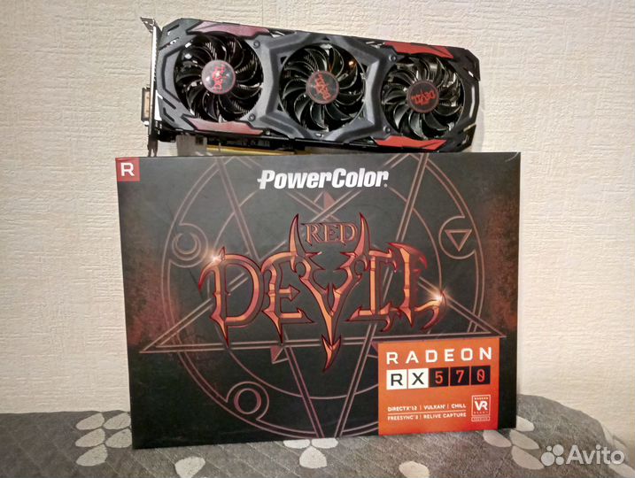 Видеокарта rx570 4gb