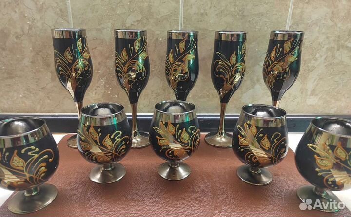 Набор бокалов хрусталь