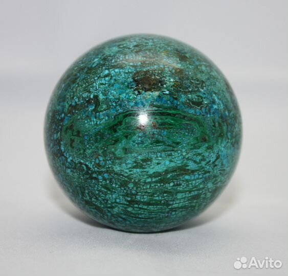 Хризоколла. Шар из натурального камня