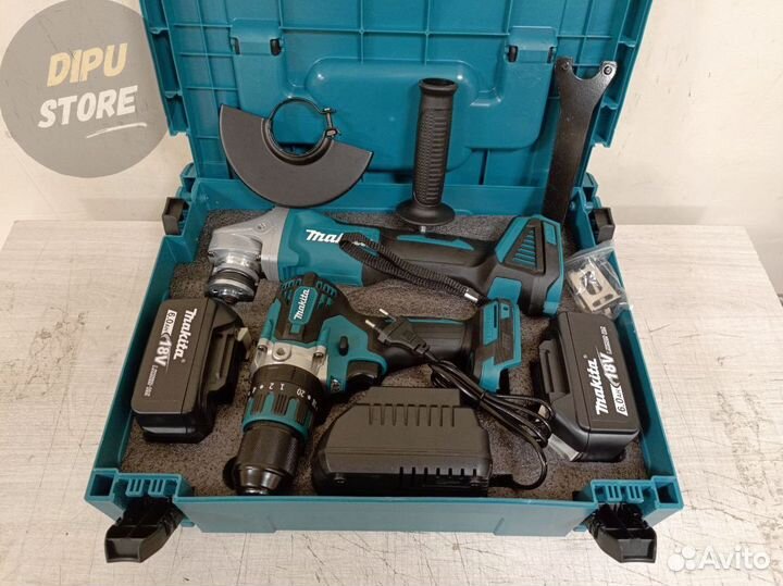 Шуруповерт и Болгарка Makita 2в1