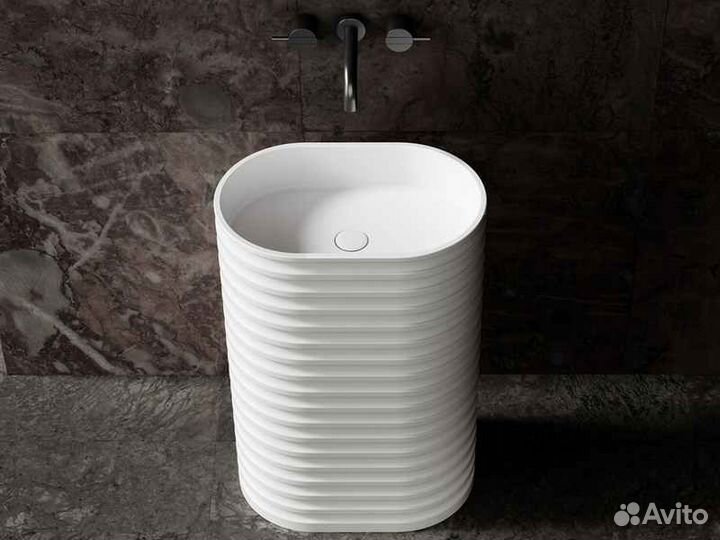 Раковина напольная Abber AS2550 58x38x87 см