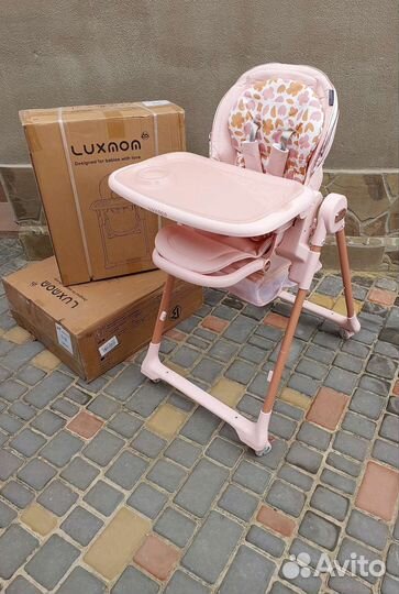 Стульчик для кормления Q7 (нежно розовый)