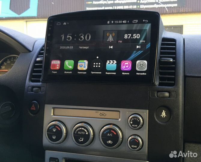 Магнитола android на Nissan Pathfinder