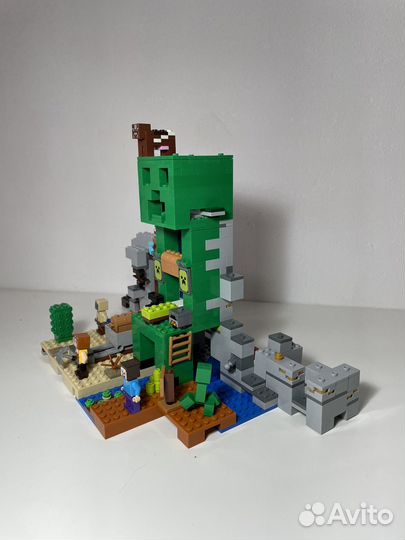Lego minecraft шахта крипера