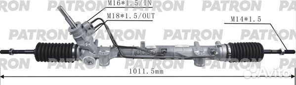 Рейка рулевая PSG3192 patron