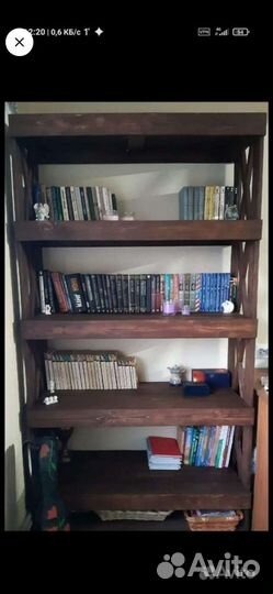 Деревянный стеллаж,полка,этажерка,стойка