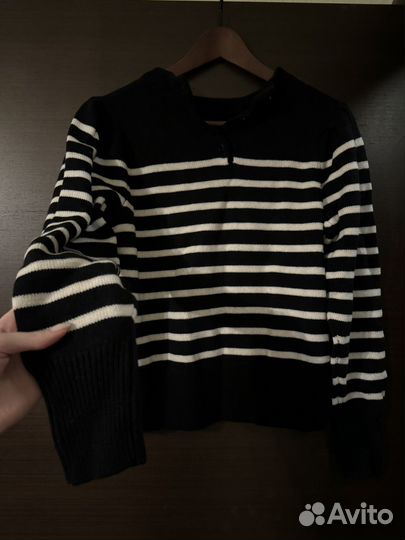 Джемпер в полоску женский