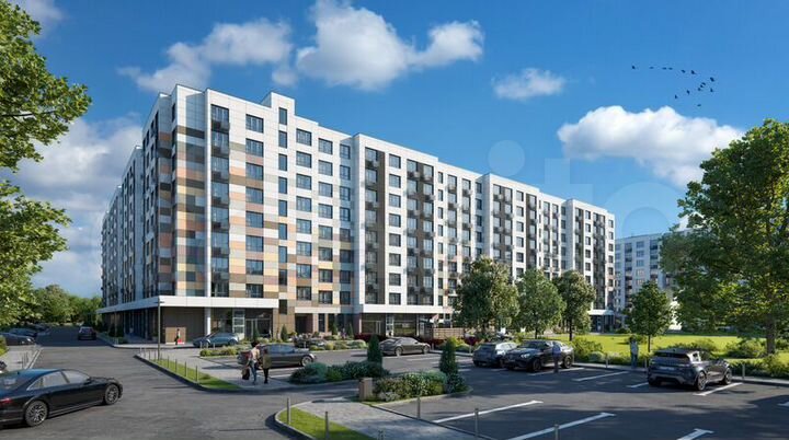 2-к. квартира, 49,1 м², 2/9 эт.