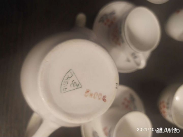 Игрушечный чайный сервиз СССР 