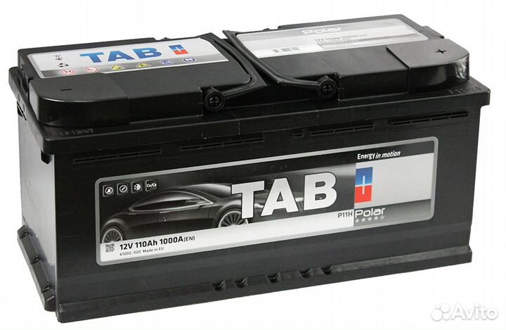 Аккумулятор TAB Polar 110Ah 1000A