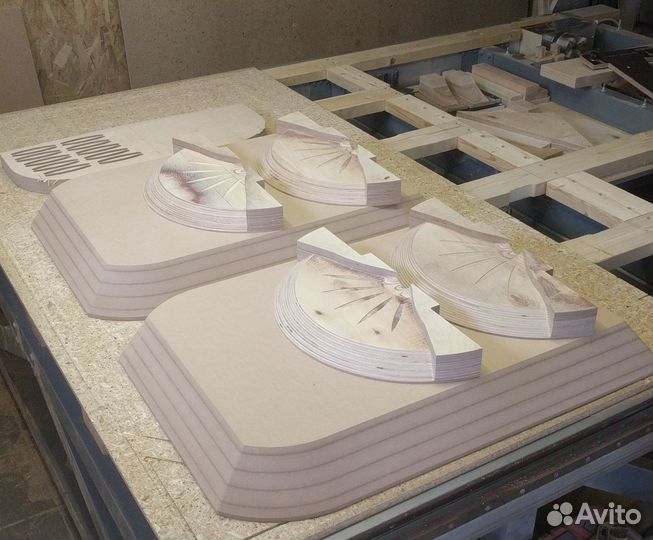 Фрезерная обработка с чпу дерево,мдф,фанера