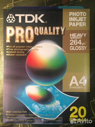 Фотобумага Lomond, TDK, Agfa