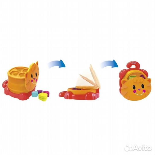 Развивающие игрушки ( сортер, паровозик, машинка)