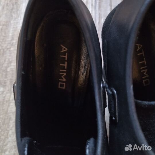 Туфли Attimo натуральная кожа 38 размер каблук 9см