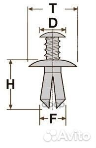 Крепежное изделие 10854 (19) 10854 SSParts