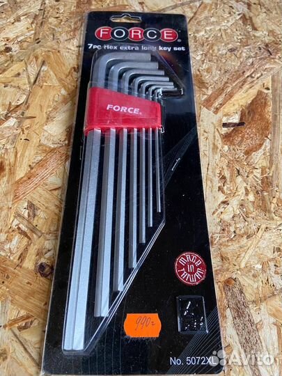 Набор длинных Г-образных шестигранников Force