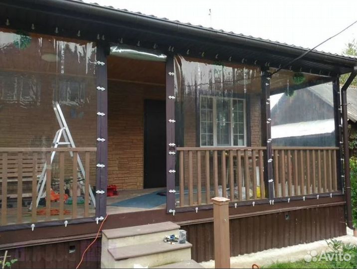 Мягкие окна для беседки