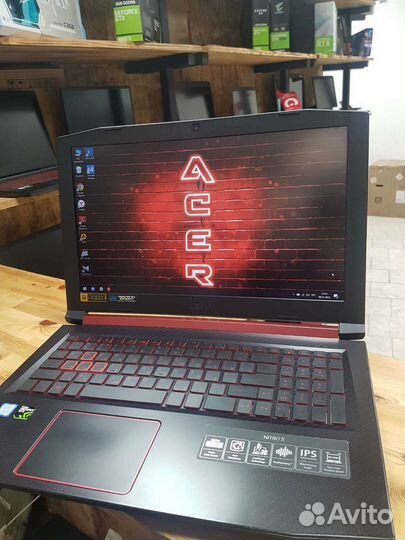 Игровой ноутбук Acer Nitro 5 Core i5 16Gb GTX1050