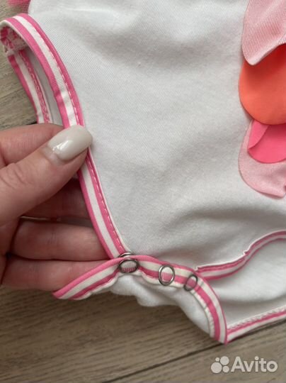 Купальник + панама на девочку 1-2года